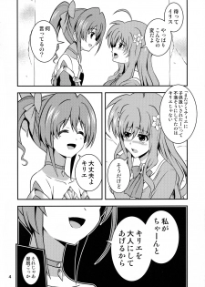 [Cataste (Azumaya Hironaru)] Momoiro Shotaiken (Magical Girl Lyrical Nanoha) - page 4