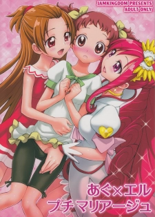 (Futaket 9.5) [Jam Kingdom (Jam Ouji)] Agu x Eru Petit Mariage (Dokidoki! PreCure) [Chinese] [跪地痛哭個人漢化] - page 2