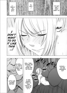 [Crimson] Densha no Naka de Onna o Ikaseru Kyougikai ni Sanka Saserareta Watashi no 1-nenkan no Kiroku [English] [Kizlan] - page 46
