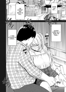 [Crimson] Densha no Naka de Onna o Ikaseru Kyougikai ni Sanka Saserareta Watashi no 1-nenkan no Kiroku [English] [Kizlan] - page 20