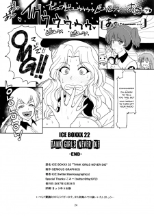 (C93) [SERIOUS GRAPHICS (ICE)] ICE BOXXX 22 TANK GIRLS NEVER DIE (Girls und Panzer) [English] [Doujins.com] - page 25