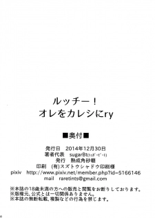 (C87) [Jukusei Kakuzatou (sugarBt)] Lucchi, please make me your boyfrie- (Pokémon Omega Ruby and Alpha Sapphire) [Chinese] [final個人漢化] - page 29