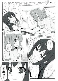(C82) [milkberry (Kisaragi Miyu)] Yoru no Aida dake no Mahou (K-ON!) - page 10