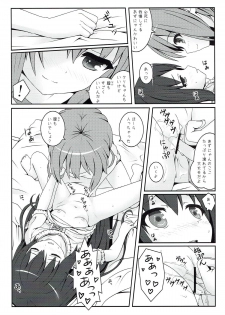 (C82) [milkberry (Kisaragi Miyu)] Yoru no Aida dake no Mahou (K-ON!) - page 13