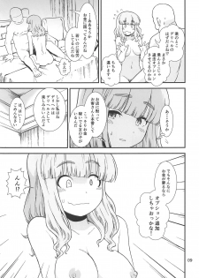 (C95) [Circle Shakunetsu (Sabaku)] Takebe Saori ga Shojo Sotsugyou Suru Tame ni Ecchi na Mise de Beit Suru kedo Machigaete DeliHeal ni Hairu Hon (Girls und Panzer) - page 10