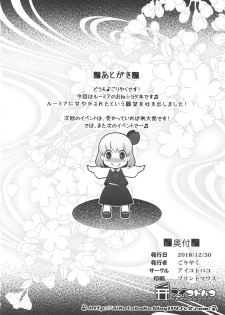 (C95) [Aikotobako (Goriyaku)] Rumia Onee-chan ga Oshiete Ageru (Touhou Project) - page 17