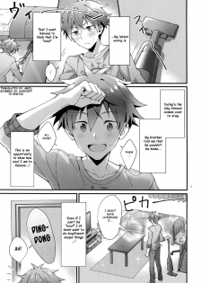(MIRACLEFESTIV@L!!12) [Rofu Pukaj (Nesou)] Zenkai! Toshishita Kareshi-Ryoku | Full Power! A Younger Boyfriend's Capability (THE IDOLM@STER SideM) [English] [Anzu] - page 2