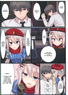 (C95) [LAB CHICKEN (Yakob)] 9A-91-chan wa Shikikan to Chomechome Shitai! | 9A-91 Wants to Do Naughty Things with Commander! (Girls' Frontline) [English] [Spicaworks] - page 3