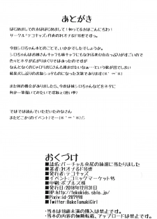 (C95) [Tekokids (Leonard 16sei)] Virtual Koubi no Chuusen ni Atarimashita (Siro, Nojaoji) - page 25