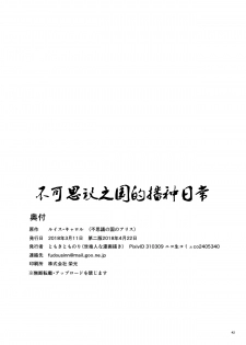 [Yosutebito na Mangakaki (Tomoki Tomonori)] Fushigi no Kuni wa Tanetsuke Biyori (Alice in Wonderland) [Digital] [Chinese] [幻境灵歌个人汉化] - page 42