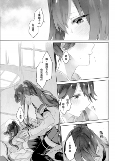 (C95) [Sleeper (Nekomura, match)] Ameagari no Hanayome - She become my bride after the rain. | 雨后的新娘 (Kantai Collection -KanColle-) [Chinese] [百合鎮守府藥廠漢化] - page 15