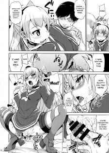 (Houraigekisen! Yo-i! 25Senme) [Mizuwari Neko (Toyo)] Futari wa Yomekan!! | You Two Will Be My Wife Ships!! (Kantai Collection -KanColle-) [English] {Doujins.com} - page 13