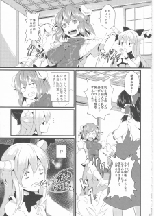 (C86) [Dhama Chinden (Various)] Kimi no Hitomi ni Kanpai (Touhou Project) - page 12