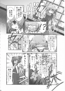 (C86) [Dhama Chinden (Various)] Kimi no Hitomi ni Kanpai (Touhou Project) - page 23
