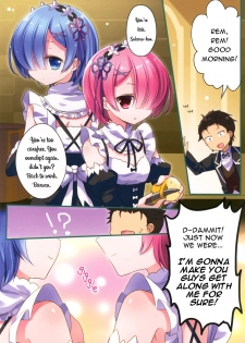 (C90) [@ism (Aono Ribbon)] Maid no Oshigoto | Maid's Duty (Re:Zero kara Hajimeru Isekai Seikatsu) [English] [EHCOVE] - page 14