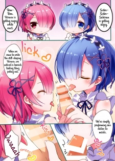 (C90) [@ism (Aono Ribbon)] Maid no Oshigoto | Maid's Duty (Re:Zero kara Hajimeru Isekai Seikatsu) [English] [EHCOVE] - page 5