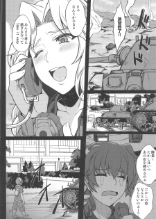 (C95) [Bomb Shelter (Orange Bull)] Beiei Sex Doumei (Girls und Panzer) - page 6