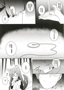 (Reitaisai 15) [Tonzura Douchuu (Kazawa)] Saimin Ookami (Touhou Project)[Chinese] [萌魂正義漢化] - page 6