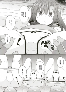 (Reitaisai 15) [Tonzura Douchuu (Kazawa)] Saimin Ookami (Touhou Project)[Chinese] [萌魂正義漢化] - page 12