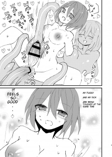 [Hoyadori (f)] Shokushu-chan to Futanari-chan | Tentacle-chan and Futanari-chan [English] [Digital] - page 9