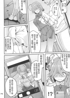 [Moon Wort (Sougetsu Nonono)] Hishokan no Hamanami-san (Kantai Collection -KanColle-) [Chinese] [不咕鸟汉化组] - page 4