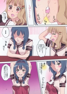 (C88) [INAF (Muu, Daiba★Datai)] Niwaka Chanponmen 12 (YuruYuri) - page 10