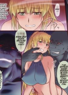 [Kinmekki Damashii (Sendorikun)] Onna Kishi wa Orc ni Ryoujoku Sareru II | Female Knight Disgraced by Orc II [English] [Aishi21] - page 27