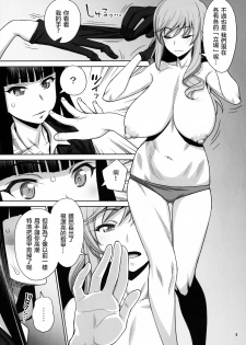 (COMIC1☆15) [Gerupin (Minazuki Juuzou, USSO)] Shimada Ryu VS NIshizumi Ryu Bijukujo Lesbian Kyokugen Kougyaku Gurui (Girls und Panzer)  [Chinese] [沒有漢化] - page 5