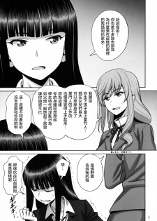 (COMIC1☆15) [Gerupin (Minazuki Juuzou, USSO)] Shimada Ryu VS NIshizumi Ryu Bijukujo Lesbian Kyokugen Kougyaku Gurui (Girls und Panzer)  [Chinese] [沒有漢化] - page 3