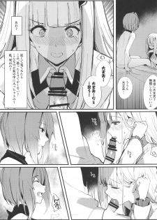 (COMIC1☆15) [virophilia (Orihi Chihiro)] Karada wa Ryousei, Kokoro wa Doutei, Aite no Oya wa Helesta Koutei (Lize Helesta, Ange Katrina) - page 11