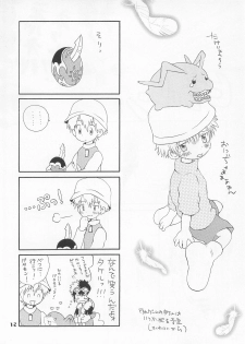 (HaruCC6) [Haniwa Mania, Kuru Guru DNA (Pon Takahanada, Hoshiai Hiro)] Jogress Daihyakka (Digimon Adventure 02) - page 11