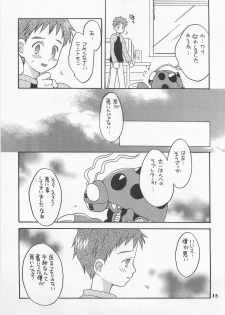(HaruCC6) [Haniwa Mania, Kuru Guru DNA (Pon Takahanada, Hoshiai Hiro)] Jogress Daihyakka (Digimon Adventure 02) - page 14