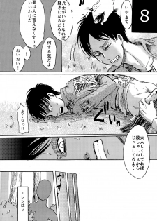 (Dai 9 Kai Hekigai Chousa Haku) [Mithril Sword (Sawyer)] Kinkyuu Toubatsu Eren o Mamore! (Shingeki no Kyojin) - page 8