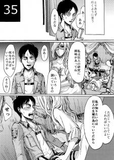 (Dai 9 Kai Hekigai Chousa Haku) [Mithril Sword (Sawyer)] Kinkyuu Toubatsu Eren o Mamore! (Shingeki no Kyojin) - page 35