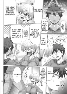 (C95) [Macchadokoro (Warashibe)] Uzaki-chan wa Sukebe Shitai | Uzaki-chan Wants to Fool Around (Uzaki-chan wa Asobitai!) [English] [CrossRook] - page 3