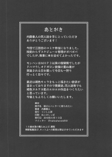 (C94) [Kuishinbou (Naitou Haruto)] Ane-san Hunter ni Shiboraretai (Monster Hunter World) - page 29