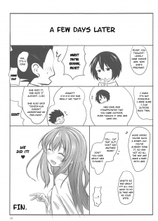 (C91) [Omocha Kaden (Beni Bana)] Shoutan to Shoutan (Koe no Katachi) (English) - page 17