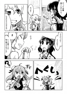 [Sondake. (SoN)] Reimu-san-chi no Bangohan. (Touhou Project) [Digital] - page 4