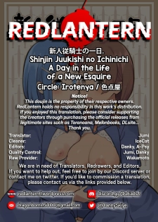 [Irotenya] Shinjin Juukishi no Ichinichi | A Day in the Life of a New Esquire [English] [RedLantern] - page 41