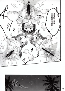 (C96) [Purple Sky (NO.Gomes)] Minase-ke no Private Beach de Nude G4U! 2 ~Hamedori＆Miryoku Beam Hen~ (THE IDOLM@STER) [Chinese] [無論出多少角色我永遠喜歡765PRO漢化] - page 15