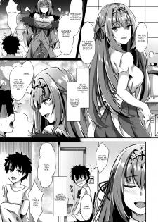 (COMIC1☆14) [Koniro Kajitsu (Konka)] Scathach Nee-chan ga Kanri Shite Ageyou | Scathach Nee-chan Will Help You Control Your Orgasms (Fate/Grand Order) [English] {Doujins.com} - page 3