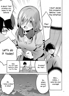 (C96) [Circle-FIORE (Ekakibit)] Miku no Baai | Miku's Situation (Gotoubun no Hanayome) [English] - page 10