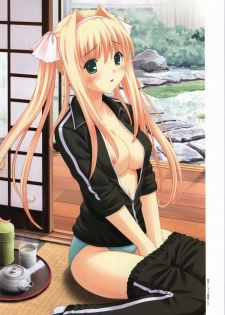 Kono Aozora ni Yakusoku official artbook - page 19