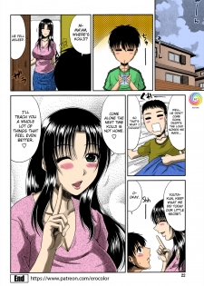 [Kai Hiroyuki] Tomo Haha | Friend's Mother (Tomo Haha) [English] [biribiri] [Colorized] - page 21