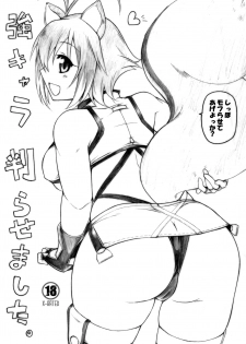 (C80) [DUAL BEAT (Yukitaka)] Tsuyo Chara Wakarase Mashita (Blazblue) - page 1