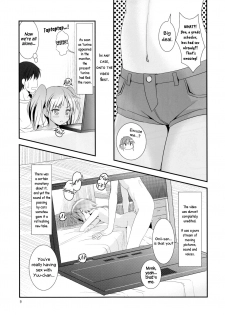 (C84) [The Dungeon In Yarn (Yone Kinji)] Koukan Nikki Kei to Seisakuchuu | Koukan Nikki Production Time with Kei [English] [Chastity Dreamer Schmö] [Decensored] - page 9
