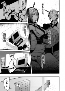 (C96) [08BASE (Tohyama eight)] Sennou Souchi de Teitoku e no Koukando 0 no Graf o Sukikatte ni Ijicchau Hon (Kantai Collection -KanColle-) [Chinese] [绅士仓库汉化] - page 6