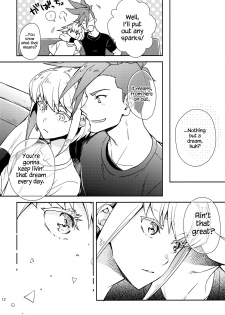 (C96) [dg (Doguu)] Hajimari wa Kuchibiru kara | Starting With A Kiss (Promare) [English] [Decensored] - page 11