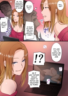 [Ourakuen] Musume ga AV Joyuu ni Natte Ita kara Sekkyou Suru | My Daughter Became a Pornstar So I'm Going to Scold Her [English] [friggo] - page 2
