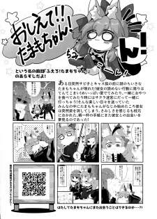 (C96) [Yamitsuki Honpo, Hirune Biyori (Wise Speak, Okayu)] Fuero! Tamamo-chan! (Fate/Grand Order) - page 4
